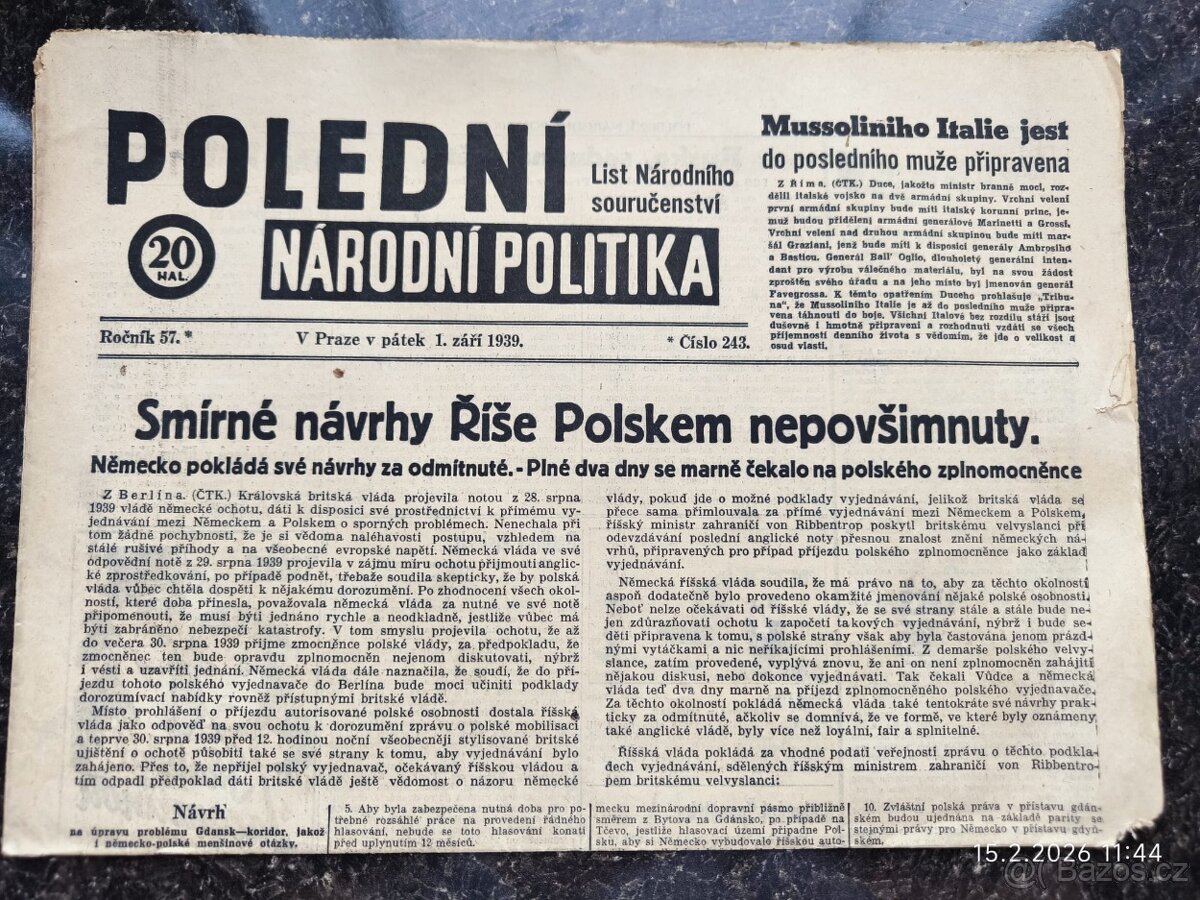 Starožitné noviny - 2