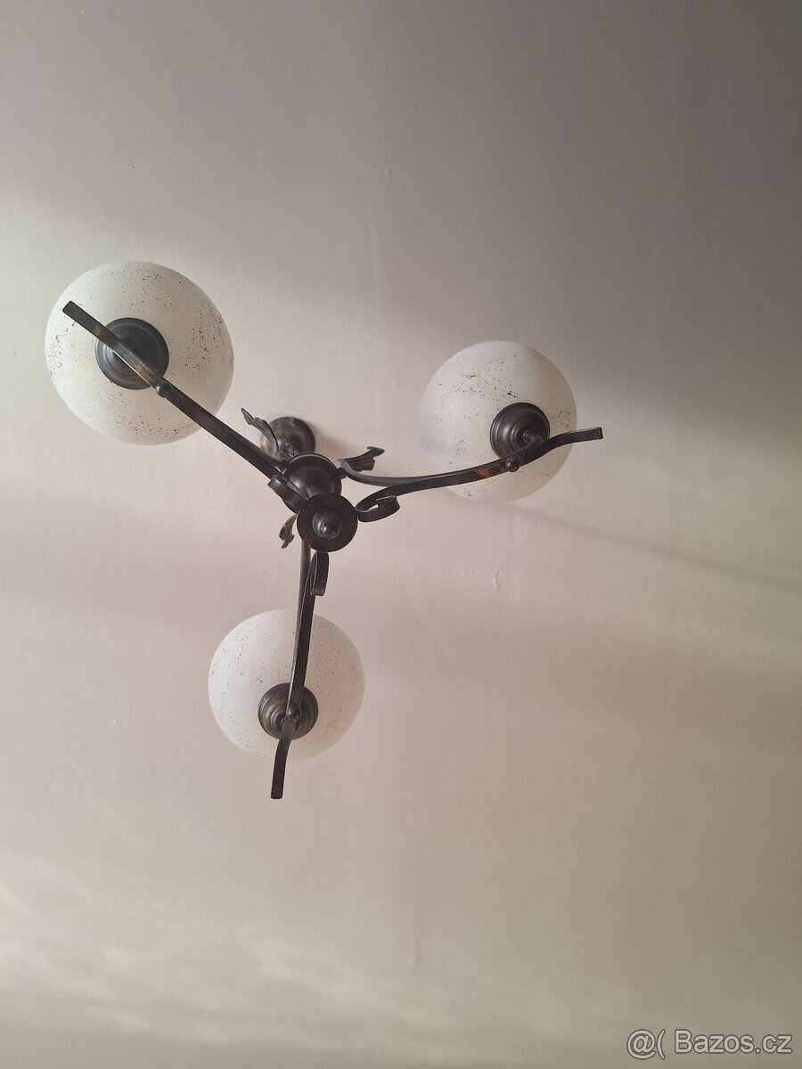 Kovový lustr, Lampa stojatá - 2