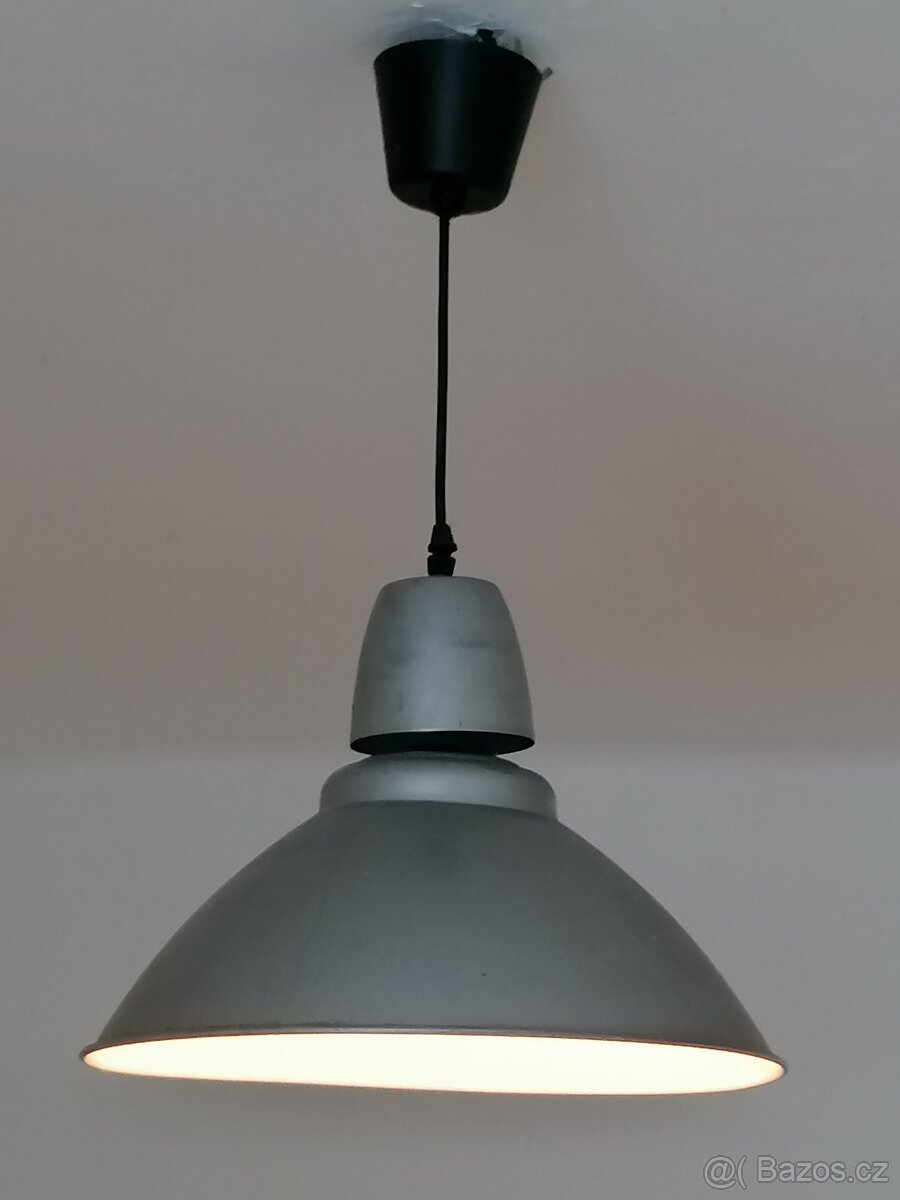 Vintage kovový lustr - 2