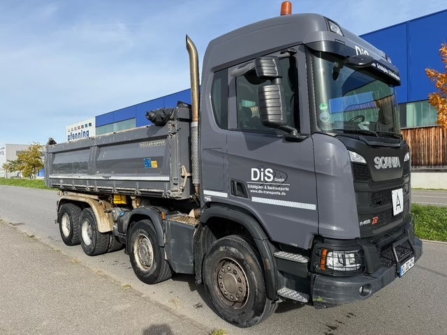 SCANIA R 450 XT 8x4 MEILLER třístranný sklápěč - 2