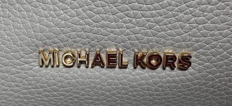 Michael Kors Aria kožená béžová kabelka - 2