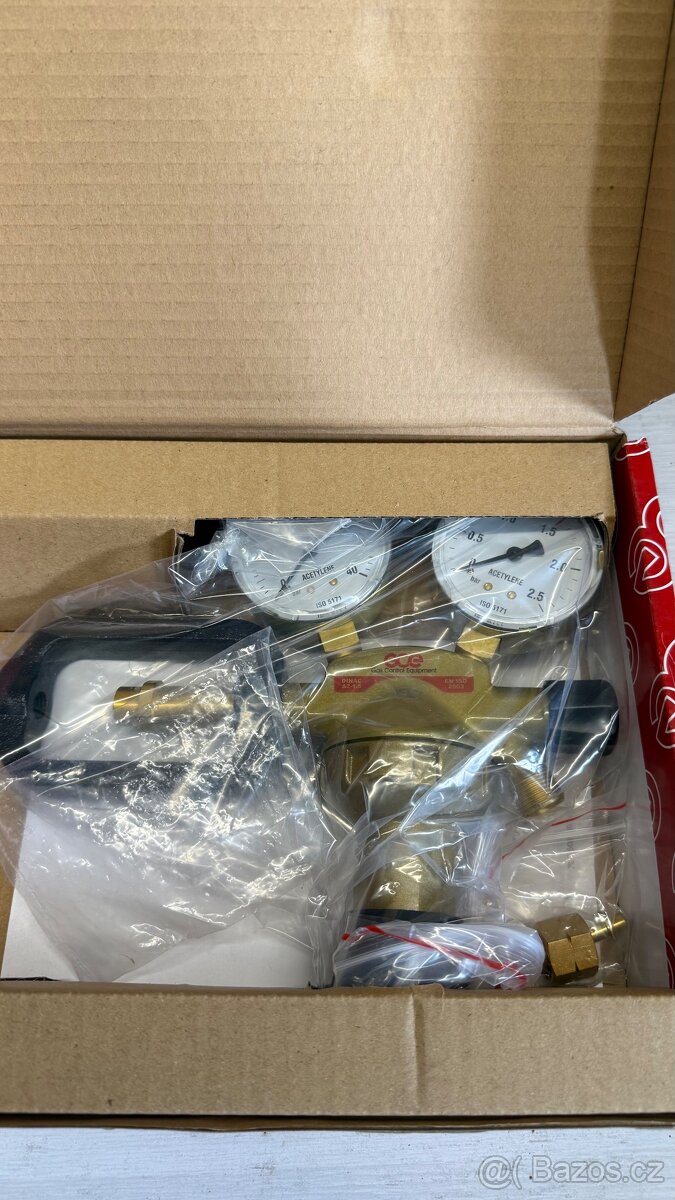 Redukční ventil ACETYLEN GCE DIN+ AC A2 - 2