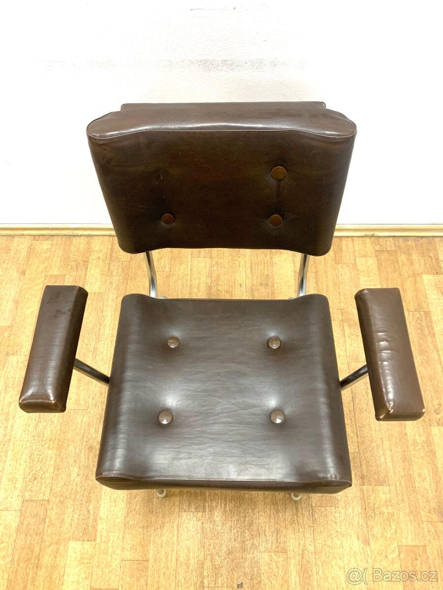 Retro židle 70. léta chrom - 2