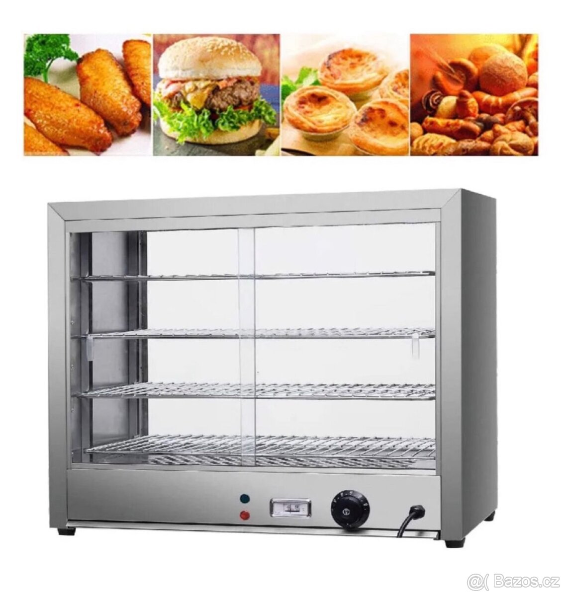 Nová Ohřívací Skříň na jídla z nerezové oceli 800W - 2