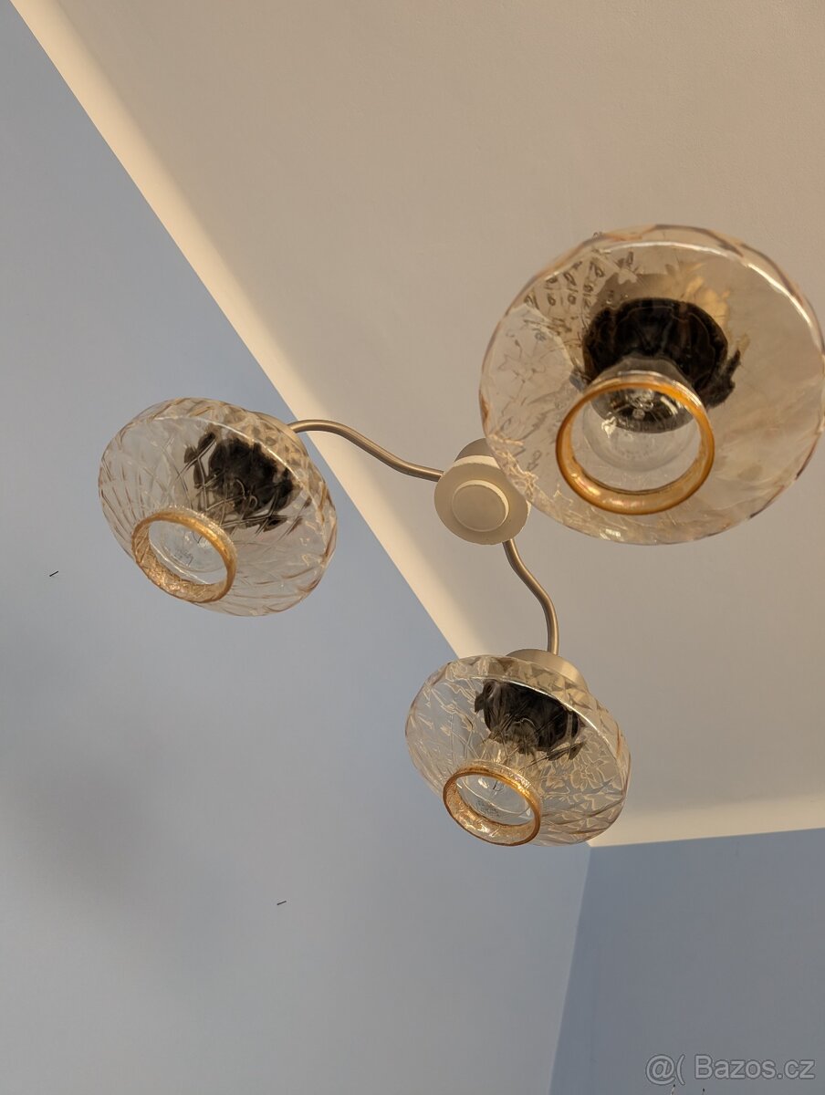Tříramenný retro lustr - 2