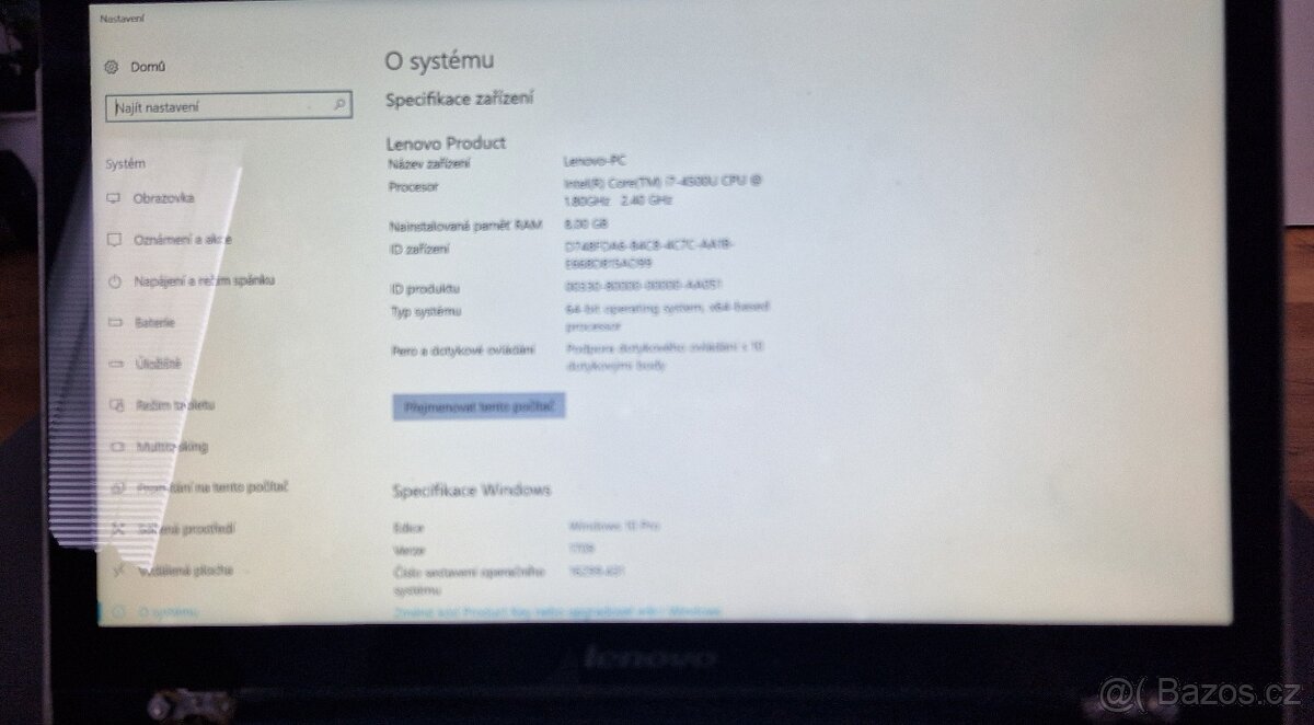 Lenovo IdeaPad U330 Touch i7 ,256 GB SSD - 2