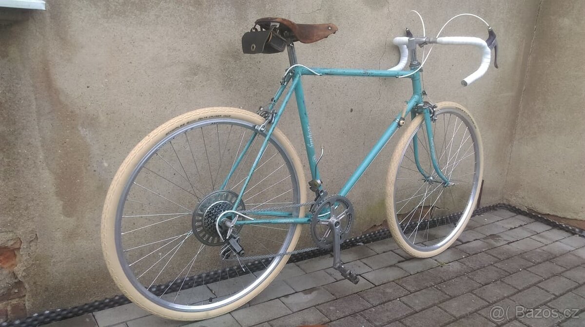 Retro městské Kolo Favorit 1957 stavba - 2