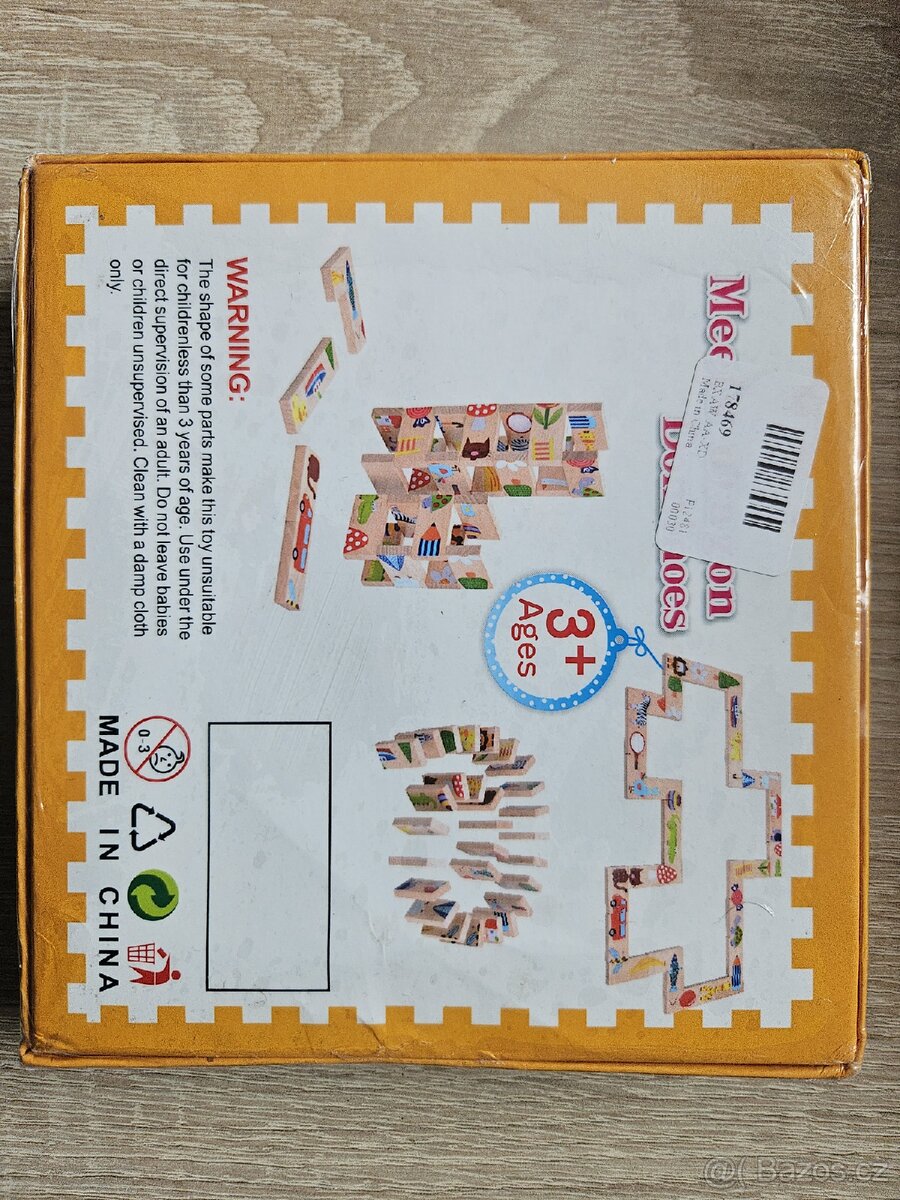 Dřevěné domino s obrázky - 2