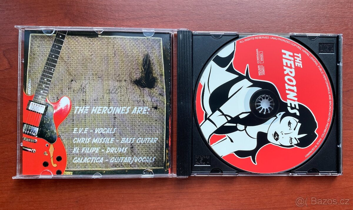 CD Heroines 2002 Groupie (punkrock Německo) - 2