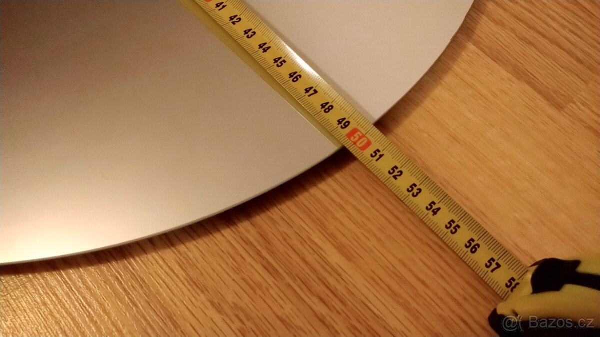 Zrcadlo koupelna, kulatý tvar, průměr 50cm, IKEA styl - 2