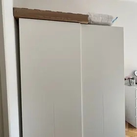 IKEA PAX/HASVIK bílá skříň, 200×236×66 cm - 2