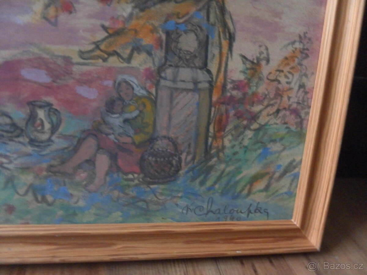 Karel Chaloupka - Jarní požehnaná práce. - 2