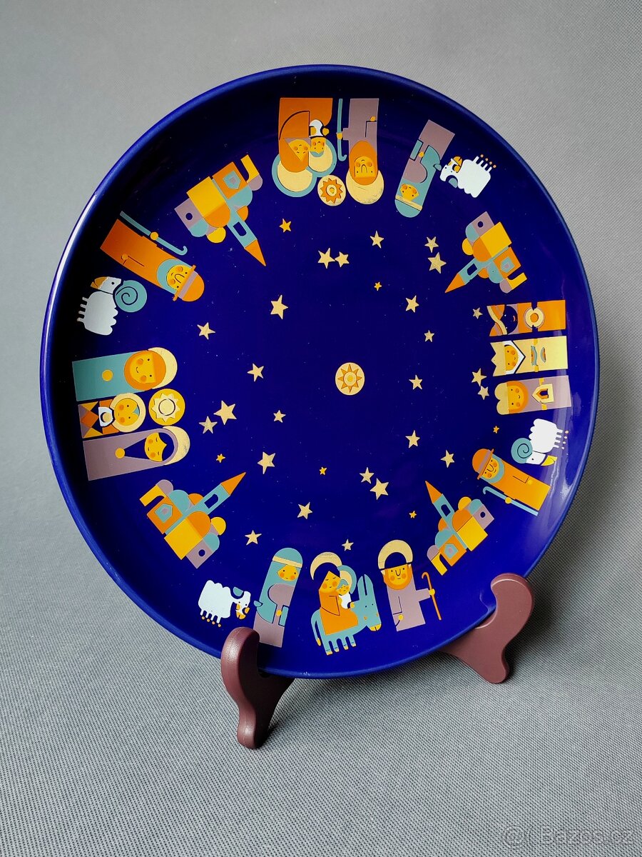 Nádherný porcelánový dekorační talíř od Sodahl "Bethlehem" - 2