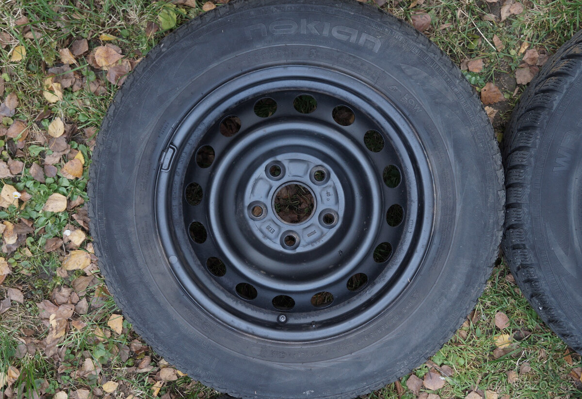 4 Zimní pneumatiky a disky 5x114,3 R15 Toyota Lexus, zimáky. - 2