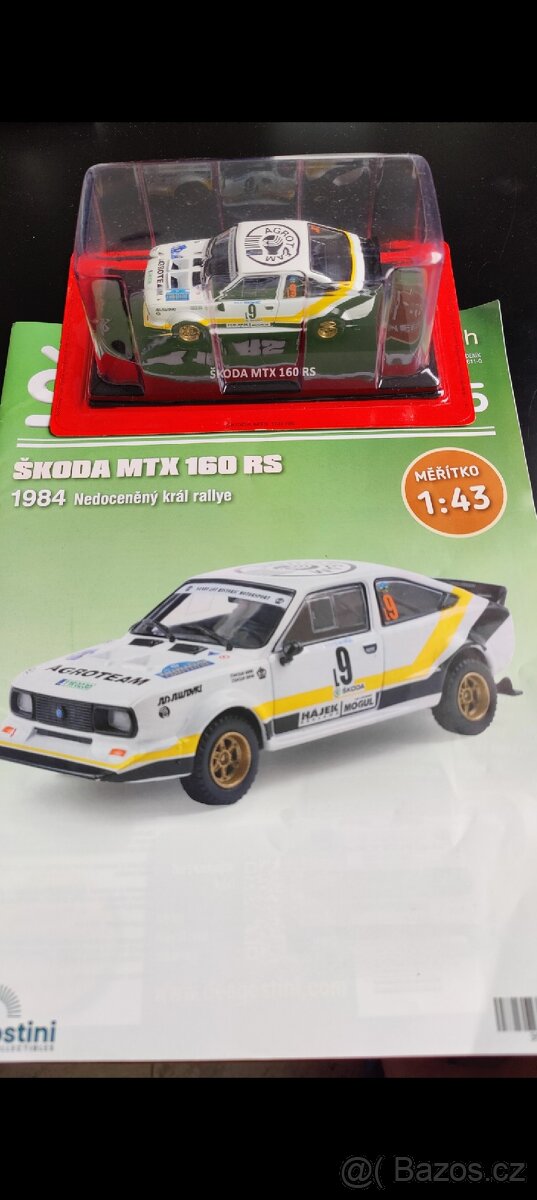 Modely vozů Škoda 1:43 Deagostini - 2