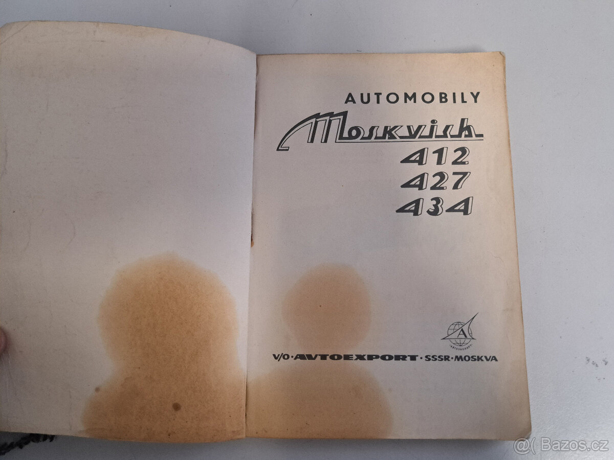 Moskvich Dílenská Příručka manuál - 2