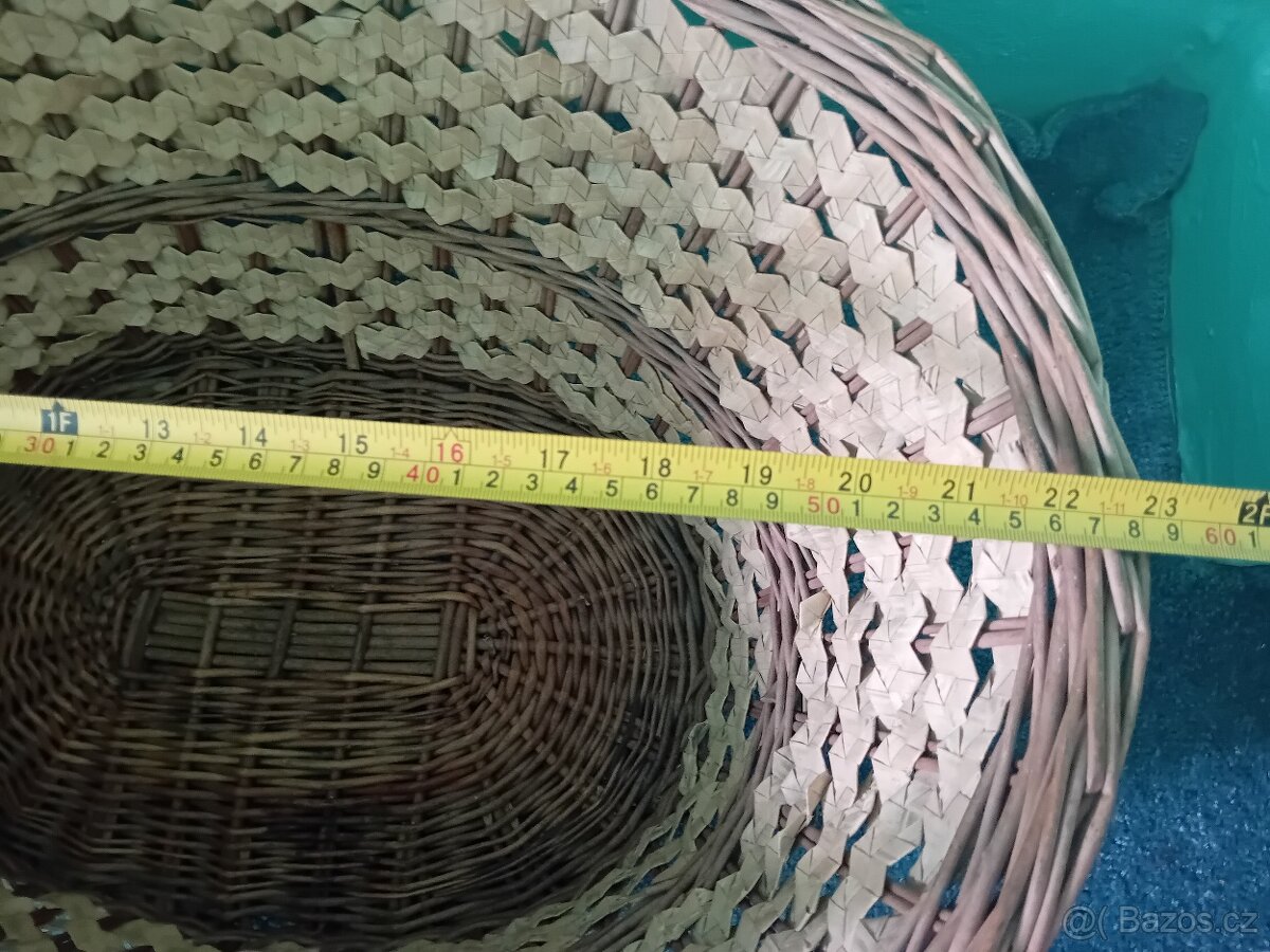 Proutěný koš velký - 2