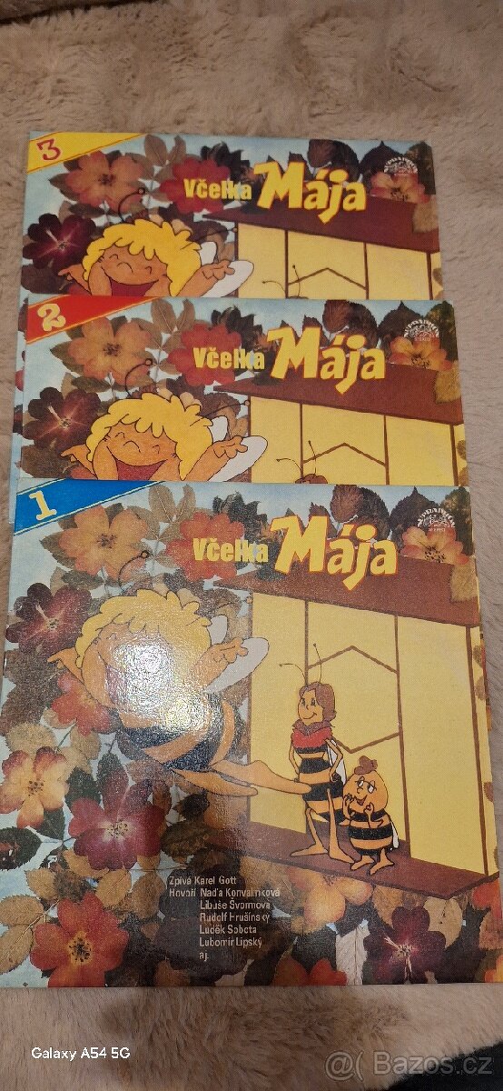 Prodám úplně nové LP včelka Mája 1,2,3, - 2
