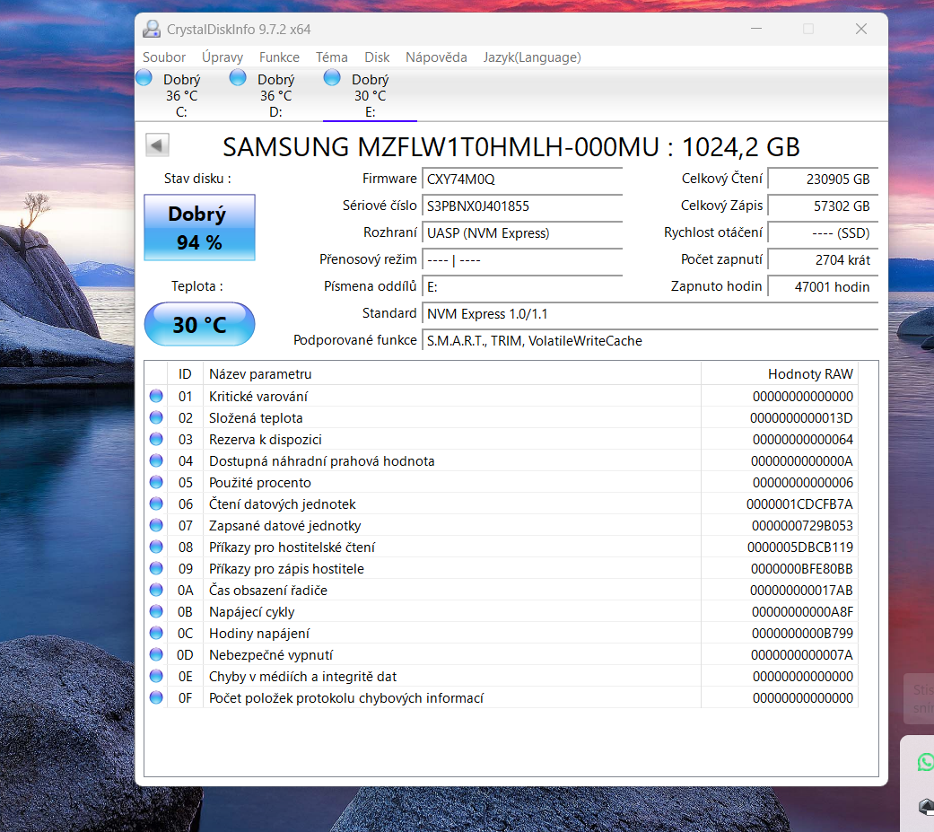 SSD NVMe Samsung 1 Tb - 2