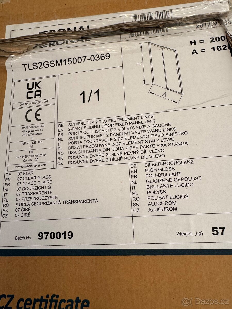 Sprchová zástěna - 2