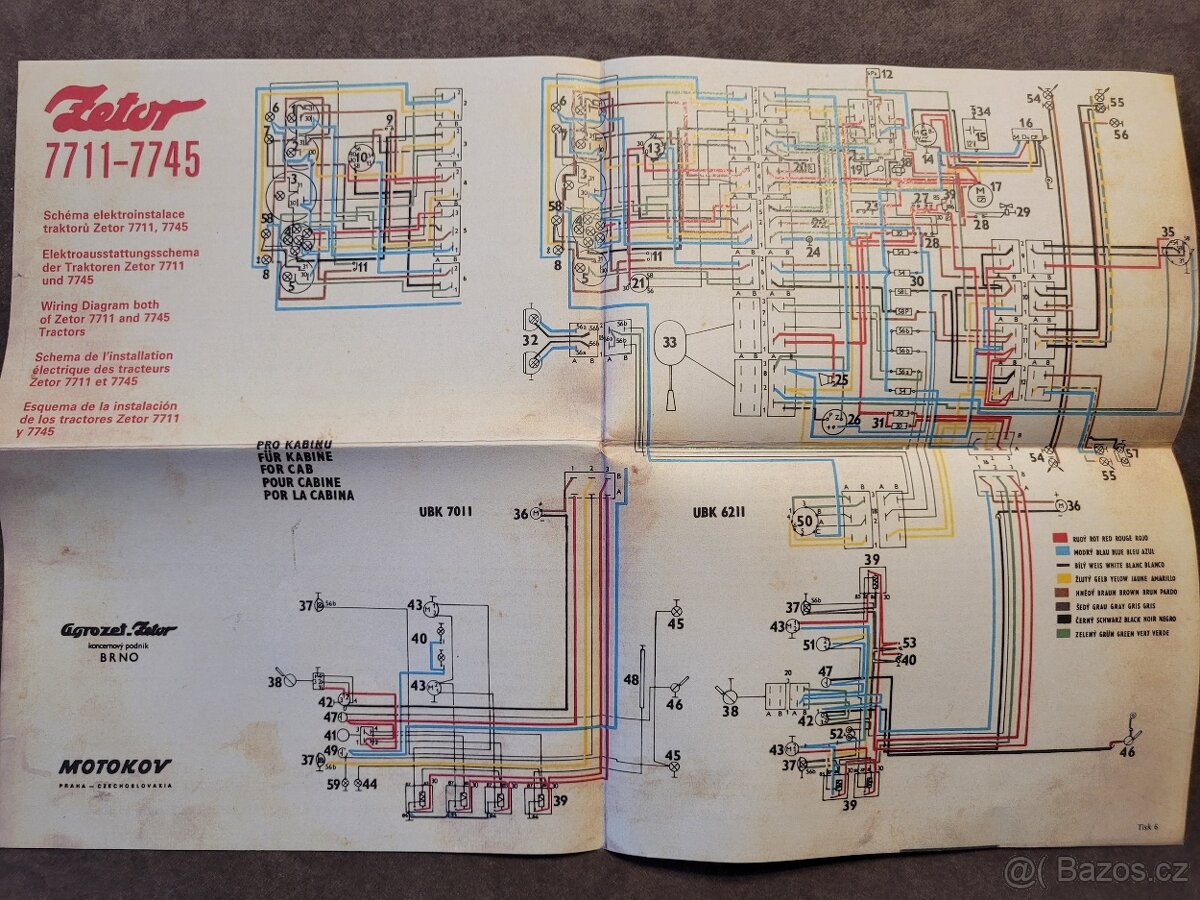 Na Zetor 5211 až 7745 - 2