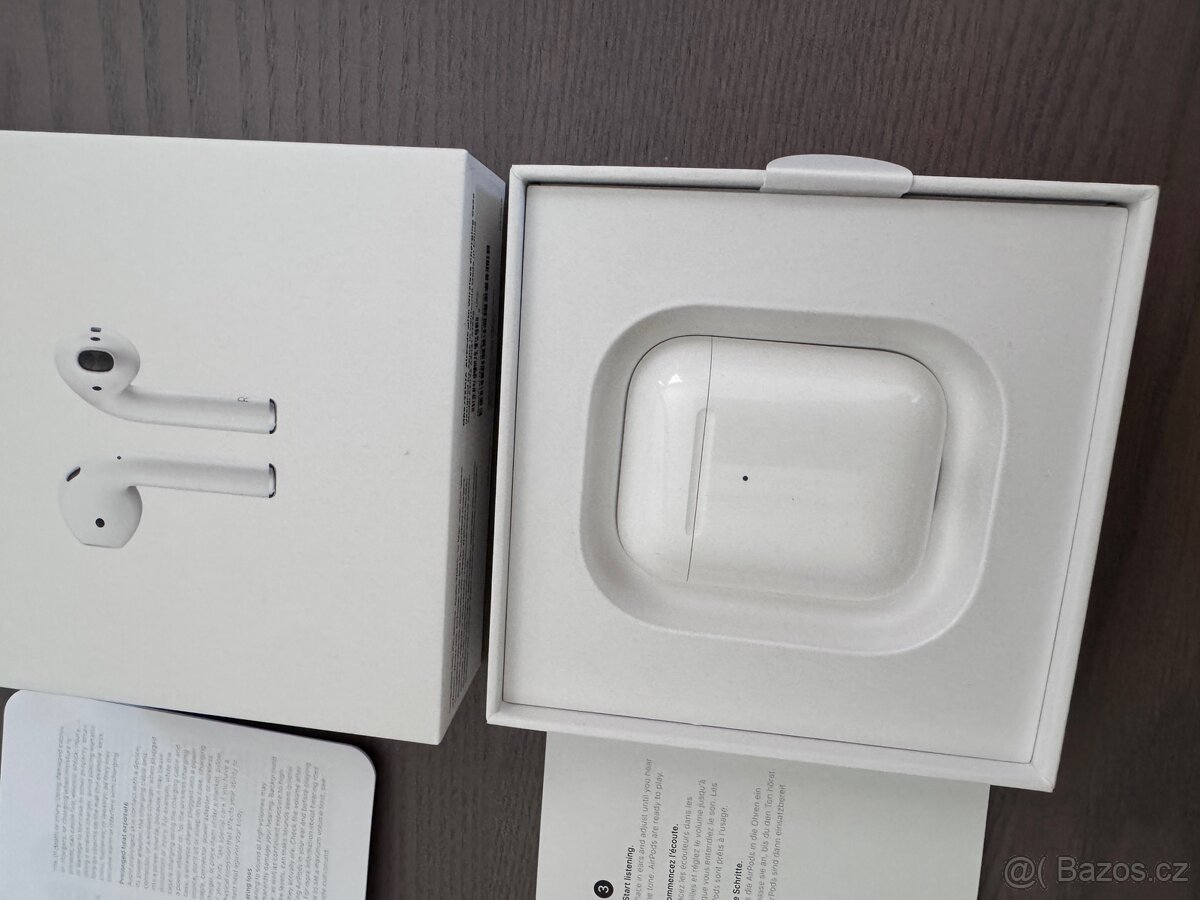 Prodám Originál AirPods 2 s bezdrátovým nabíjecím pouzdrem - 2
