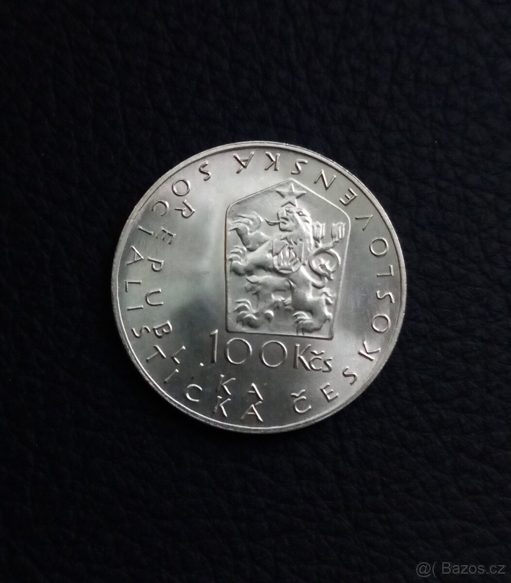 100 Kčs výročí narození Jana Nerudy 1984 - 2