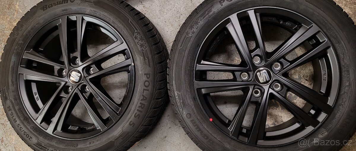 Seat Leon Mk4,alu 16',zimní pneu Barum,nové - 2