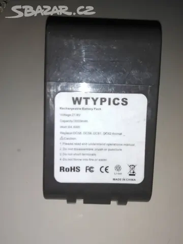 Prodám Baterii 21,6V 3000mAh do AKU vysavače DYSON - 2