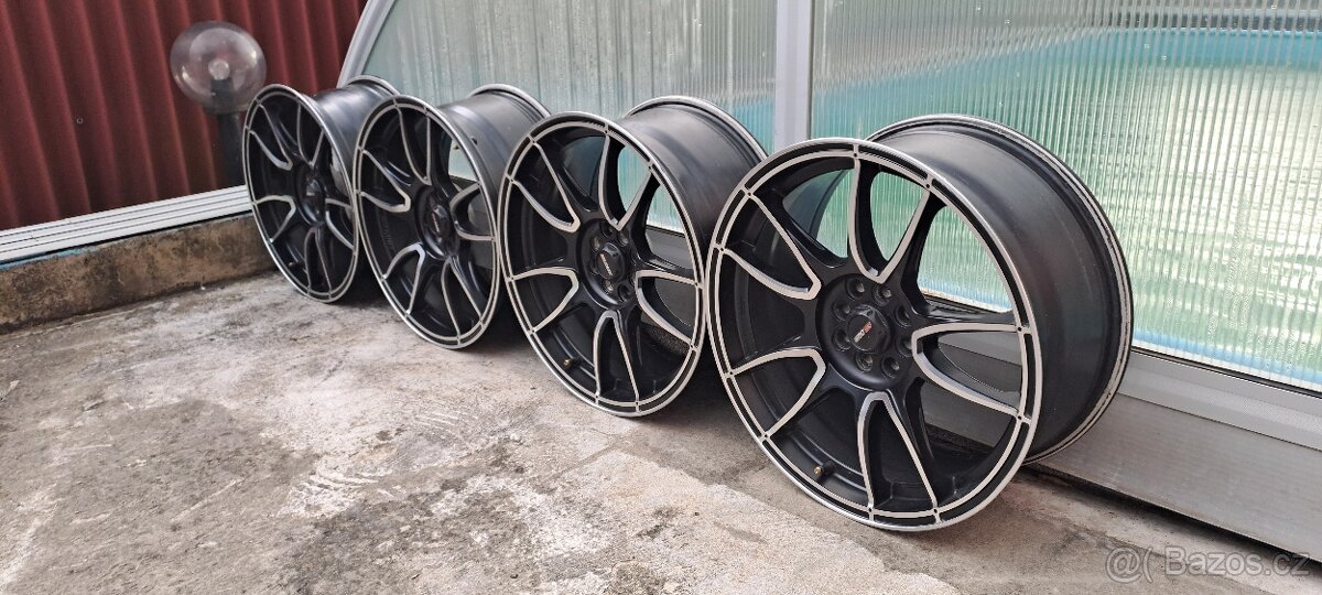 Alu kola ,zimní sada.4x100,4X108 R 18 nové zimní pneu. - 2