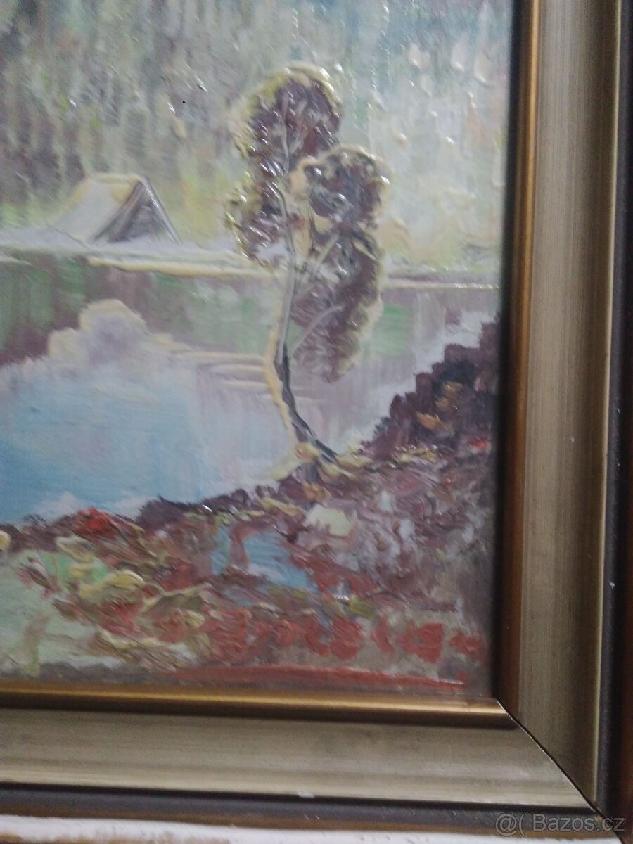 Starý obraz čertovo jezero - 2