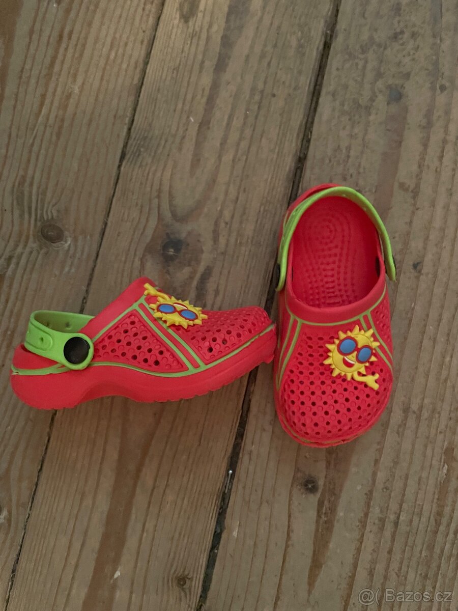 Dívčí boty typ crocsy vel. 22 jako nová - 2