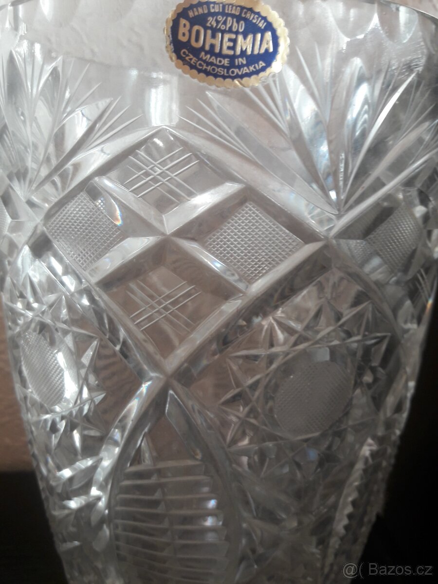 Křištalova vaza Bohemia - 2