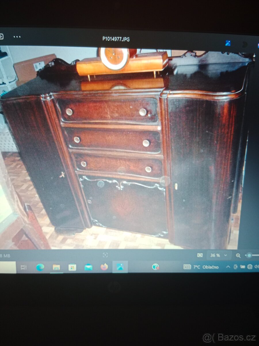 Prádelník starožitný historický - 2