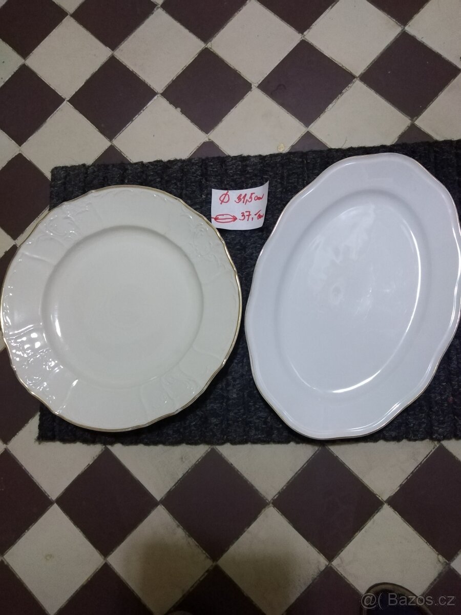 Značené porcelánové tácy - 2