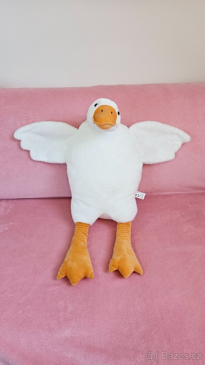 Plyšová hračka/polštář - Husa / 90cm - 2