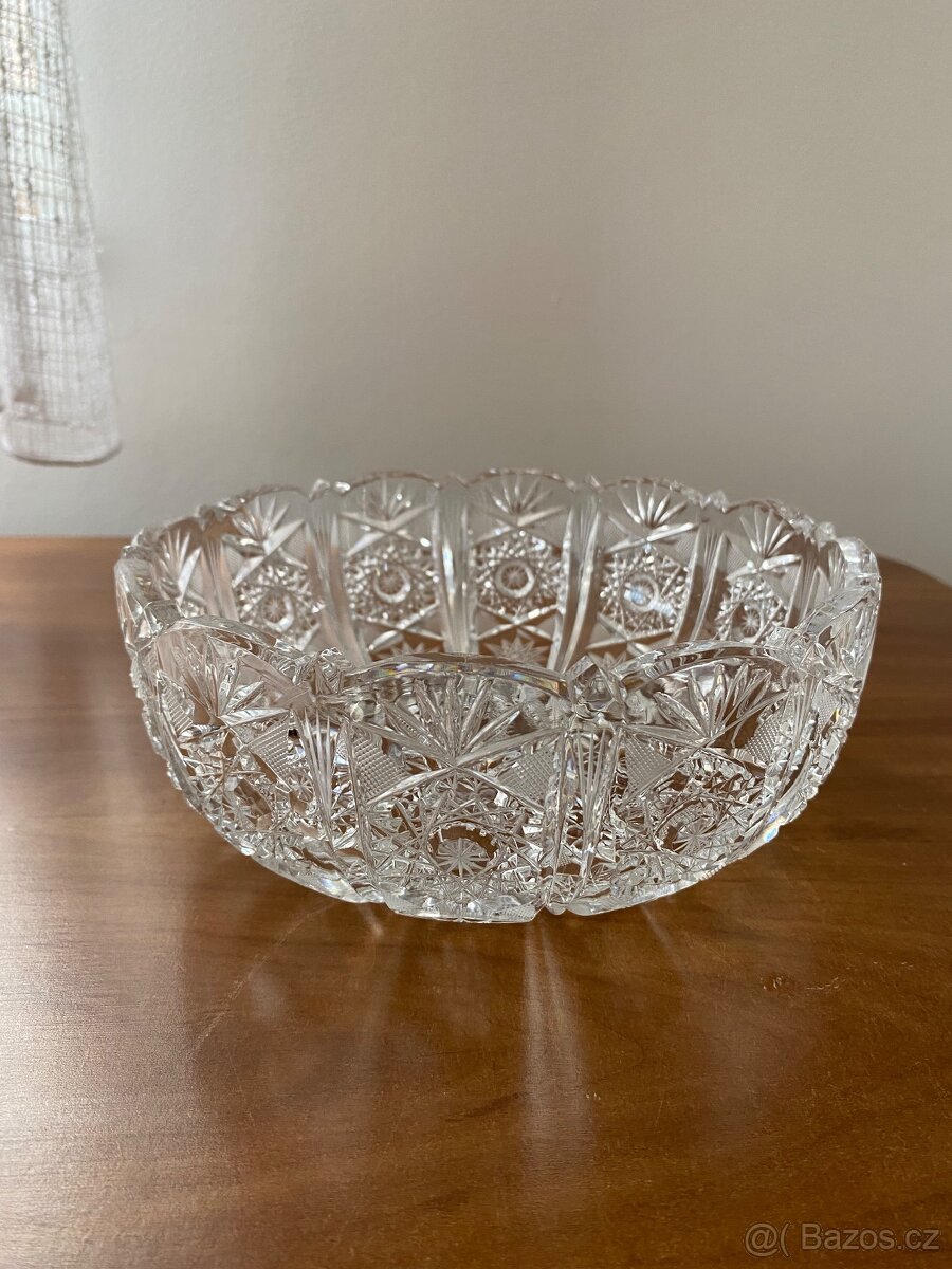 Miska broušené sklo - 2