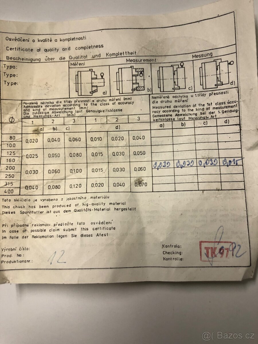 Univerzální sklíčidlo 250 - 2