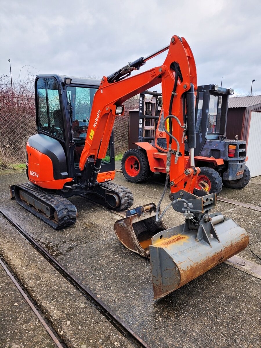 minirypadlo Kubota U27-4 - 2