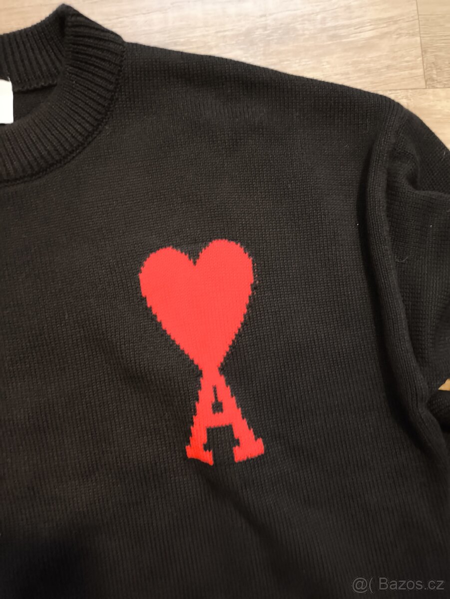 Černý AMI Paris svetr – Size M - 2