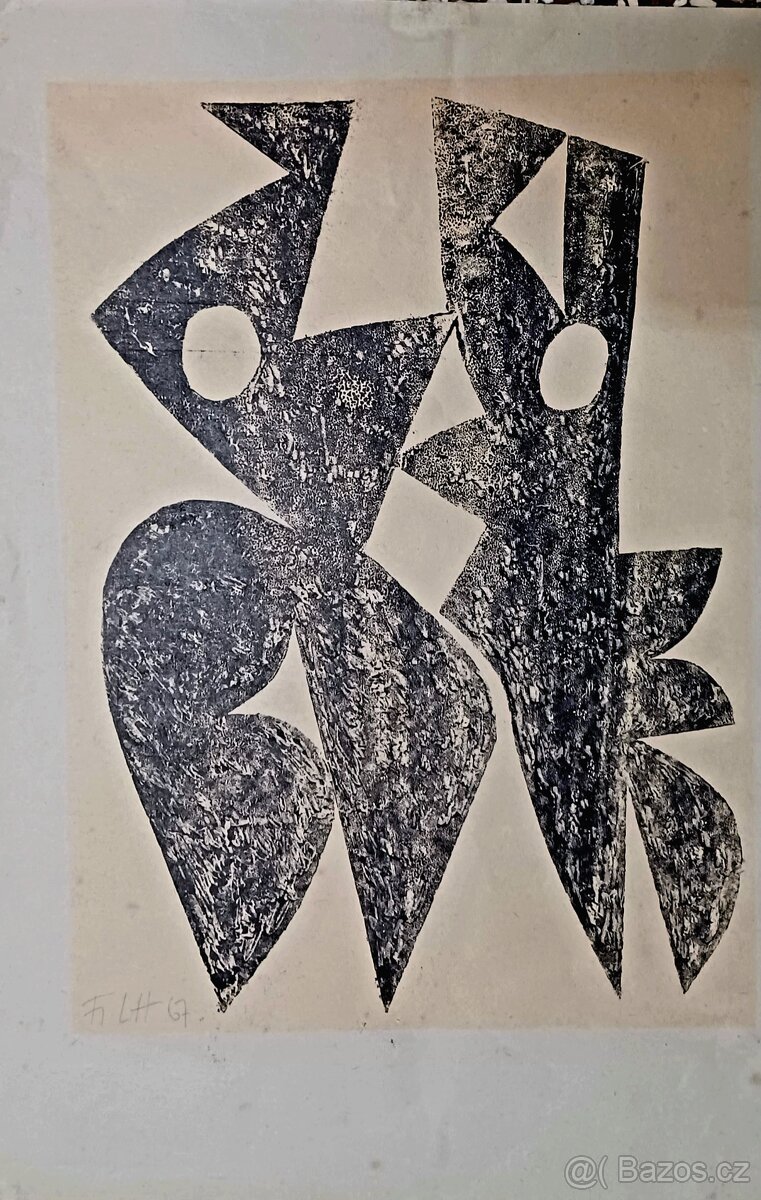 FRANTIŠEK LHOTKA -1929.Tvary. Komb.tech. - 2