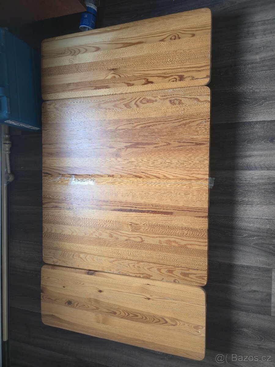 Rozkládací jídelní stůl 80x80cm az 140x80cm - 2