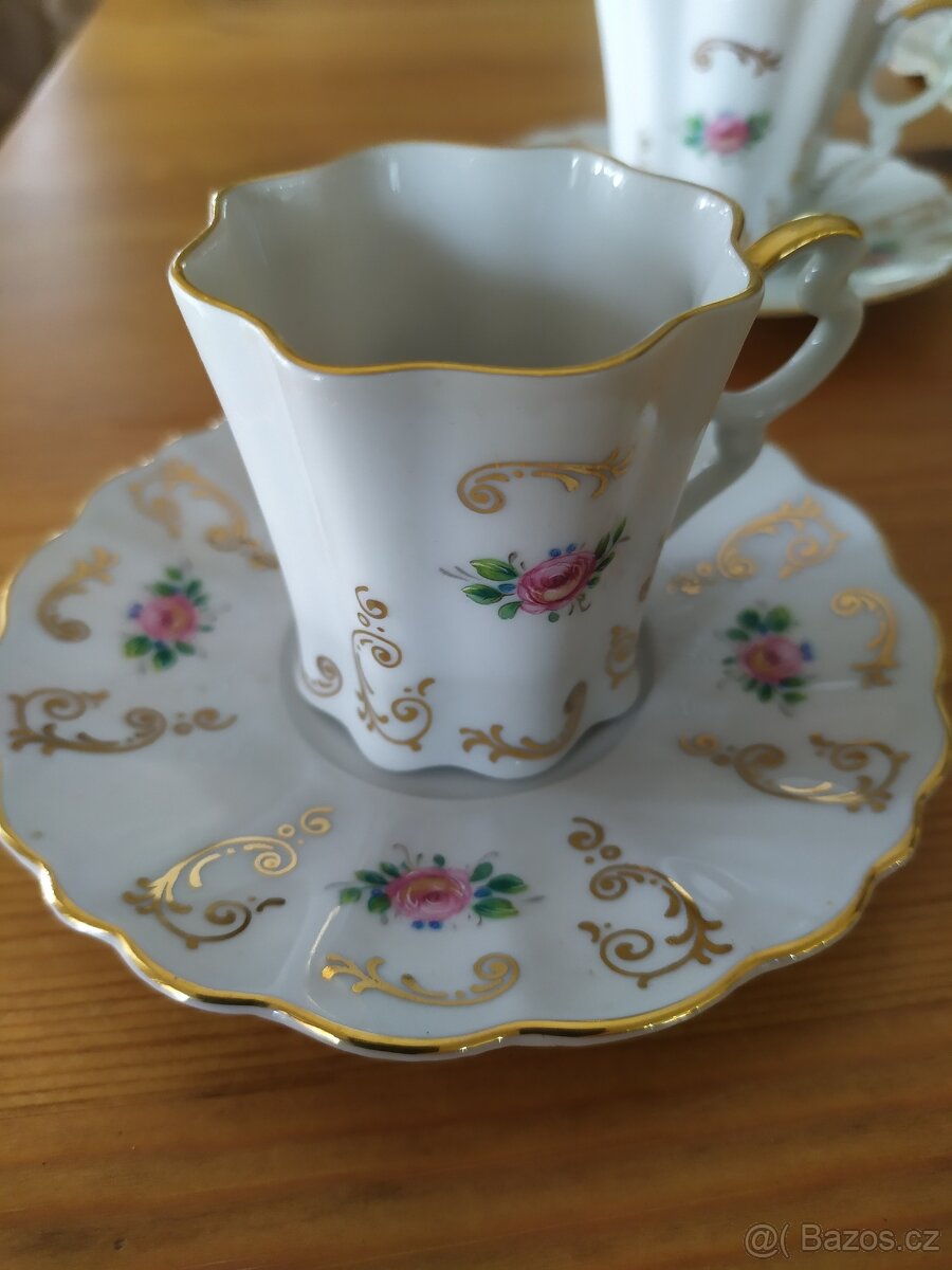 Porcelánové hrnečky s podšálkem - 2