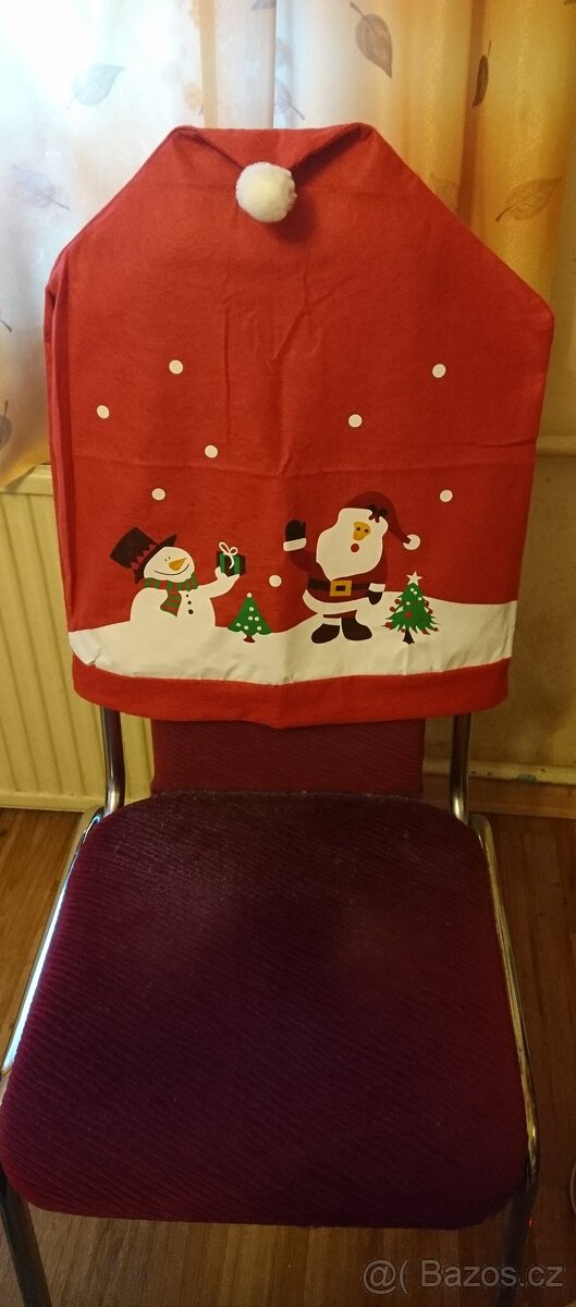 Prodám vánoční povlak na židli - 2