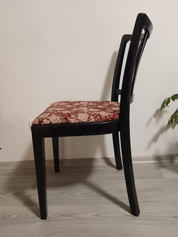 RETRO jídelní židle - 4 ks - pravděpodobně TON - 60. léta - 2