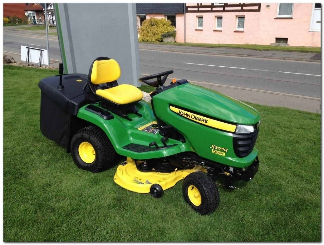 NOVÝ John Deere X305R Traktorová sekačka na trávu Zahradní t - 2