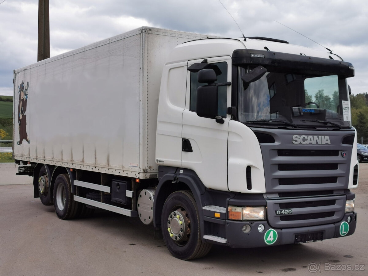 Prodám nákladní automobil skříňový SCANIA G420 LB 6X2 EURO4 - 2