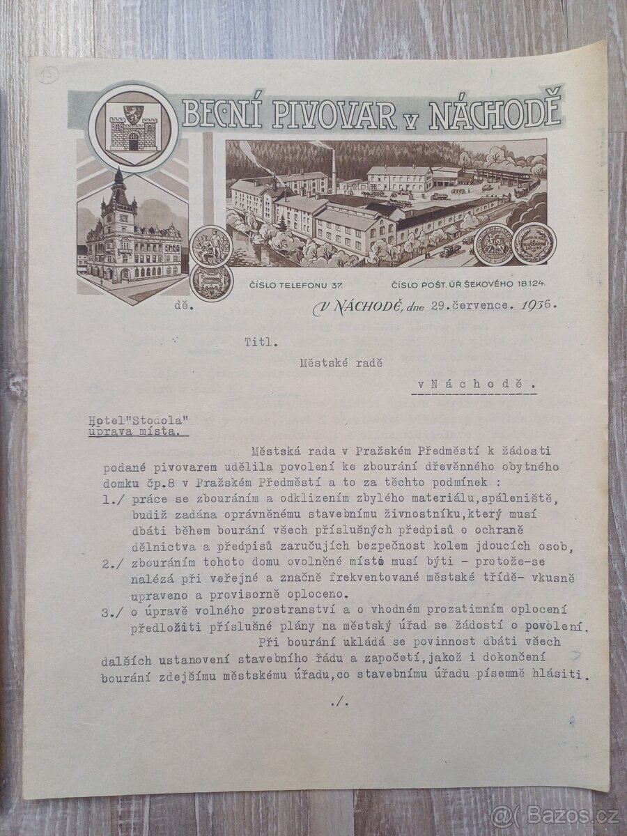 Staré úřední dokumenty - 2