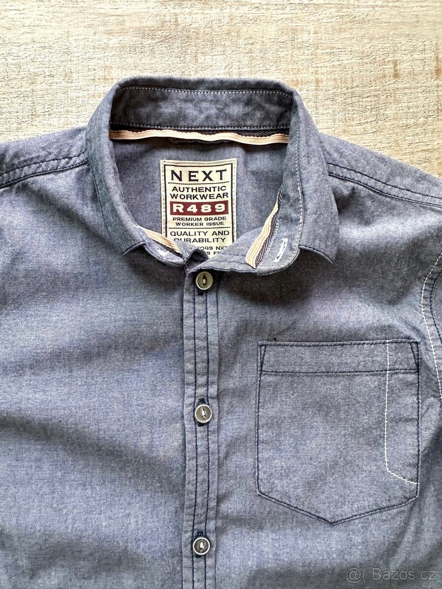 Bavlněná košile Next, vel.128 - 2