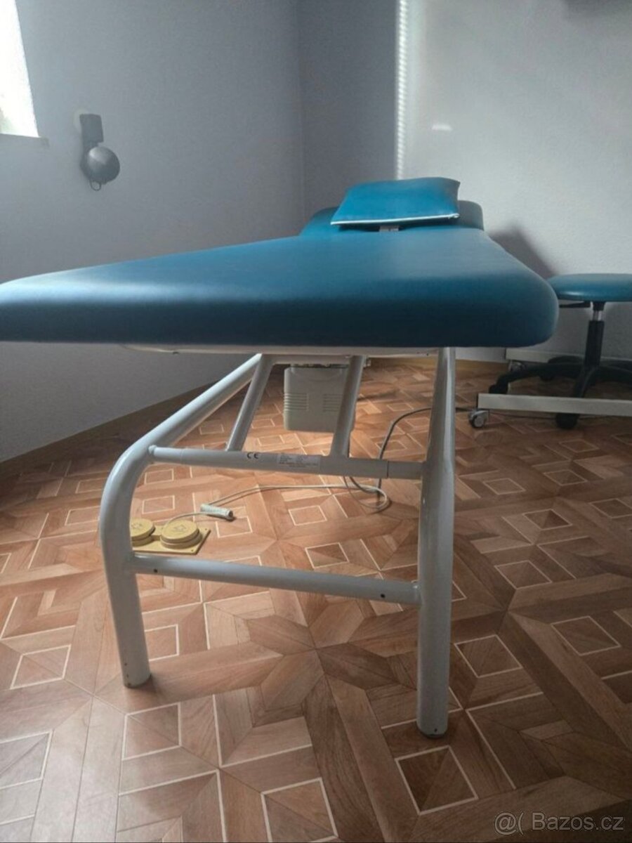 Elektrické Masážní lehátko modré 1 mofor - 2